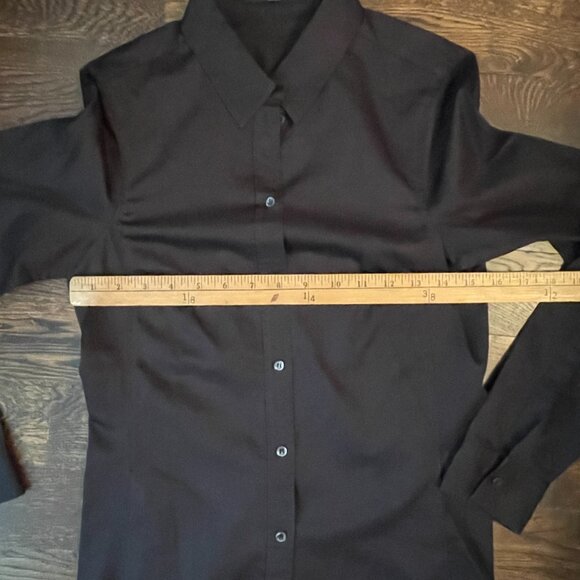 Black Hugo Boss Woman's Button Down Dress Shirt - Extra Small. - Picture 4 of 6